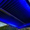 LUXE Pergola 5,8x4m anthrazit mit LED Beleuchtung