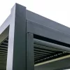 LUXE Pergola 5,8x4m anthrazit mit LED Beleuchtung