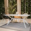 Gartentisch Ballena mit Glasplatte