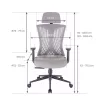 Ergomax ergonomischer Büro-Drehstuhl