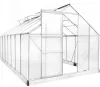 Gewächshaus aus Polycarbonat 250 x 430 x 124/205 cm