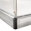 Gewächshaus aus Polycarbonat 250 x 430 x 124/205 cm