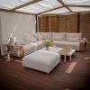 KALEM modulares Eck-Garten-Set beige