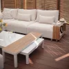 KALEM modulares Eck-Garten-Set beige