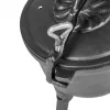 Gusseisen Topf mit Beinen 8 Liter emailliert