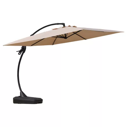 Solano Garten Sonnenschirm 4 m beige