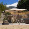 Solano Garten Sonnenschirm 4 m beige