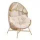 HOLAND Rattangeflechtstuhl beige