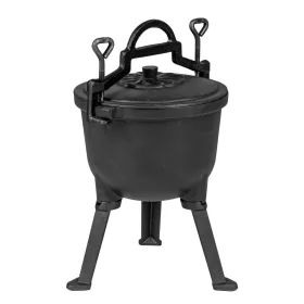Gusseisen Topf mit Beinen 5 Liter emailliert