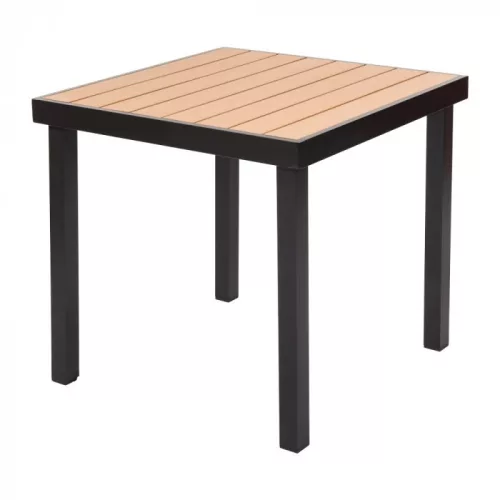 IZZY 80 Gartentisch mit Metallgestell für 4 Personen