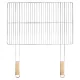 Quadratischer Grill mit Holzgriff 69x60 cm