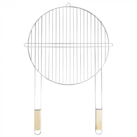 Runder Grill mit Holzgriff 51 cm