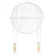 Runder Grill mit Holzgriff 51 cm