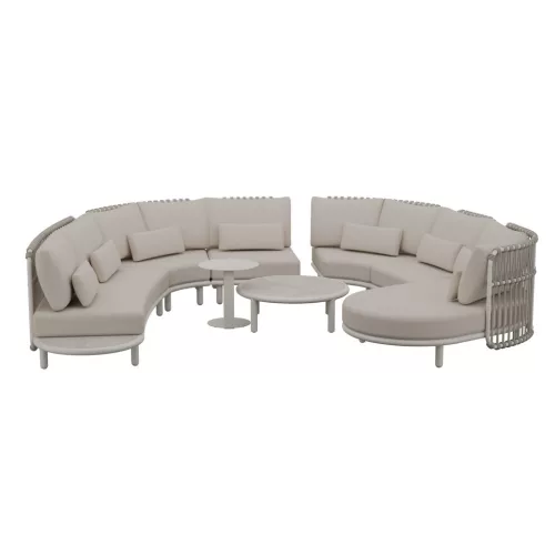 Modulares Gartenmöbel-Set Es Vedra, 8-teilig