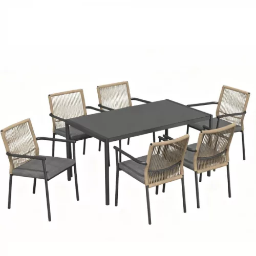 Gartenmöbelset für 6 Personen Vence