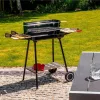 MIR244 Rechteckiger Holzkohle-Rollengrill