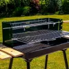 MIR244 Rechteckiger Holzkohle-Rollengrill