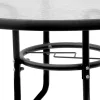 JUPITER 90 cm runder Gartentisch
