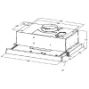 HOMEFORT HPK611W Dunstabzugshaube