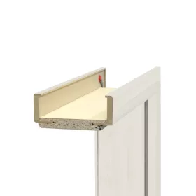   Verstellbares Türgehäuse 95-115 Esche weiß 90 Rechts (komplett)