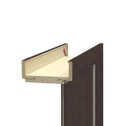 Dekorativer Koffer IR Wenge 75/210 14-16 rechts Chromband