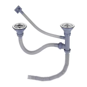 Siphon für 2-Kammer-Spülbecken