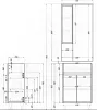 Bianca Plus 55 Unterschrank mit Spüle