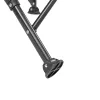 Leziter XL Angelstuhl mit Armlehne und Becherhalter schwarz