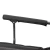 Leziter XL Angelstuhl mit Armlehne und Becherhalter schwarz