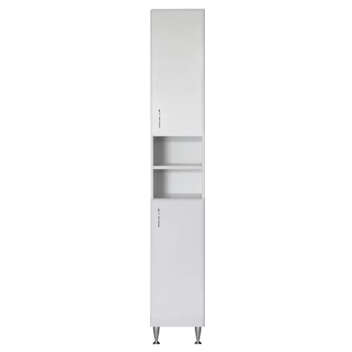 Bianca Plus 30 Hochschrank mit 2 Türen, offen, weiß hochglanz, universal