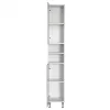 Bianca Plus 30 Hochschrank mit 2 Türen, offen, weiß hochglanz, universal