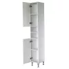 Bianca Plus 30 Hochschrank mit 2 Türen, offen, weiß hochglanz, universal