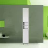 Bianca Plus 30 Hochschrank mit 2 Türen, offen, weiß hochglanz, universal