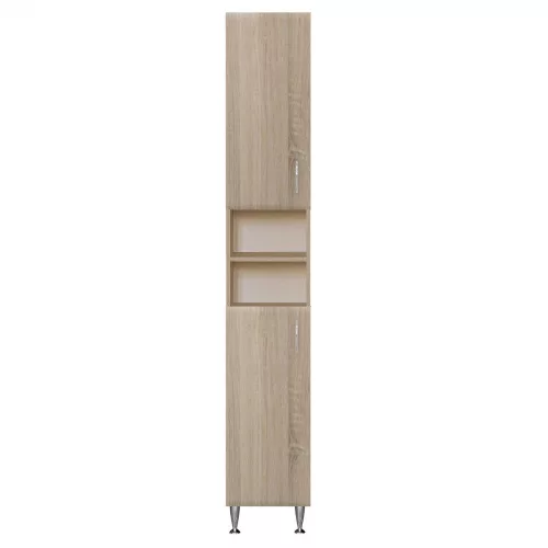 Bianca Plus 30 Hochschrank mit 2 Türen, offen, Eiche sonoma, universal