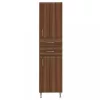 Bianca Plus 45 hoher Kleiderschrank mit 2 Türen, 2 Schubladen, Aida Nussbaum, rechts