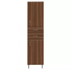   Bianca Plus 45 hoher Kleiderschrank mit 2 Türen, 2 Schubladen, Aida Nussbaum, rechts