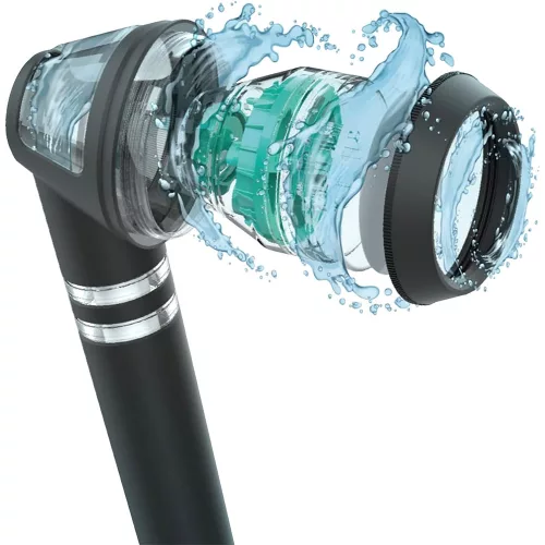 POSEION BT100® Premium Koreanischer Revitalisierungsduschkopf mit Wasserfilter, magnetische Ionisierungstechnologie, grau
