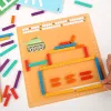 Zählstabpuzzle Arithmetik Holz Lernspielzeug
