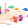 Montessori-Holzspielzeug zum Sortieren von Formen