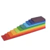 Montessori Holzspielzeug Regenbogen bauen