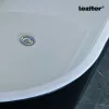Still freistehende Badewanne schwarz