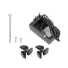 C12 GPS Futterboot mit Rucksack schwarz