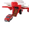 Feuerwehr-Transportflugzeug mit 4 Feuerwehrautos, Zubehör, Licht- und Soundeffekten