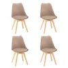Silla Esszimmerstuhl 4 Stück in beige