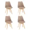 Silla Esszimmerstuhl 4 Stück in beige