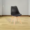 Silla Esszimmerstuhl in Schwarz
