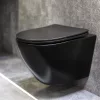 Delos BLM Wandtoilette mit Wasserspülung und weich schließendem Sitz