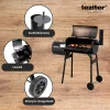 Holzkohle-Gartengrill mit Smoker