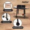 Rechteckiger Holzkohle-Rollengrill