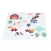 Große EVA-Schaumstoffmatte Bauernhof 90,5x90,5 cm 21 Stück